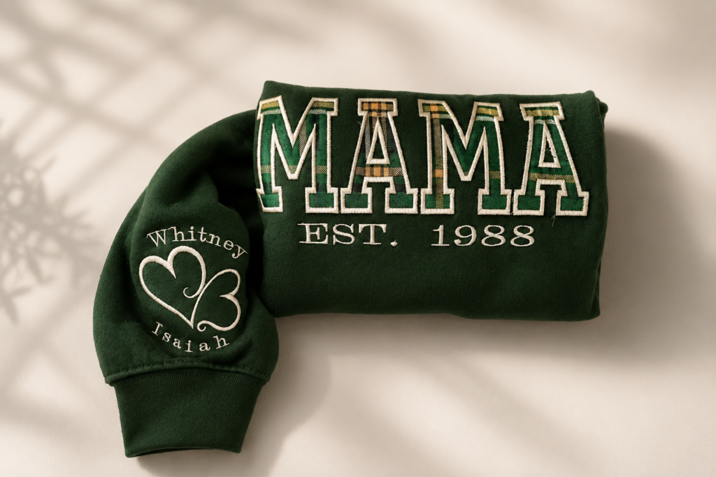 Custom Embroidered MAMA Sweatshirts