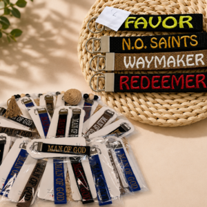 Personalized Embroidered Keyrings