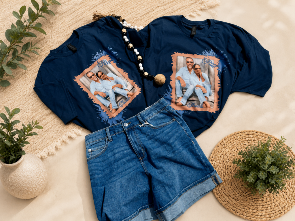 Custom DTF Photo T-Shirt