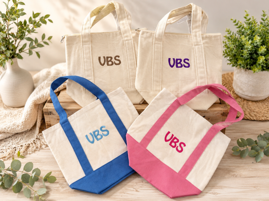 Custom Embroidered Tote Bag